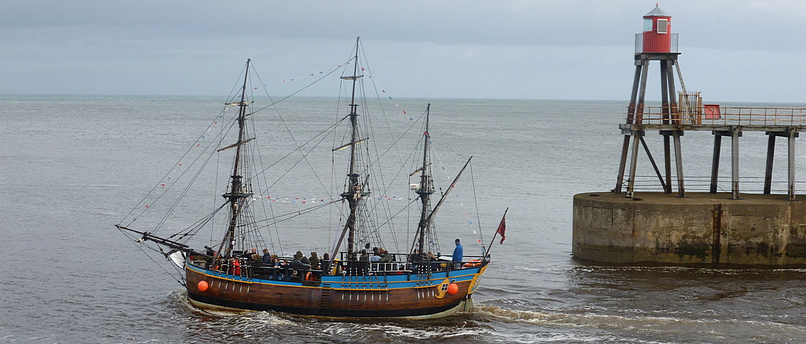 All sorts of boat trips from Whitby