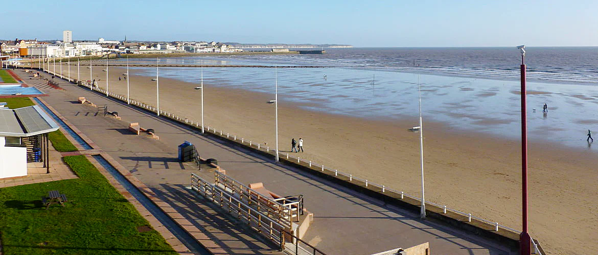 Bridlington South promenade