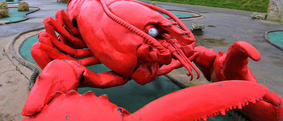 Filey lobster mini golf