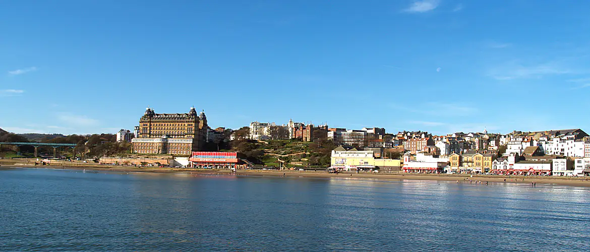 Scarborough south bay from harbour