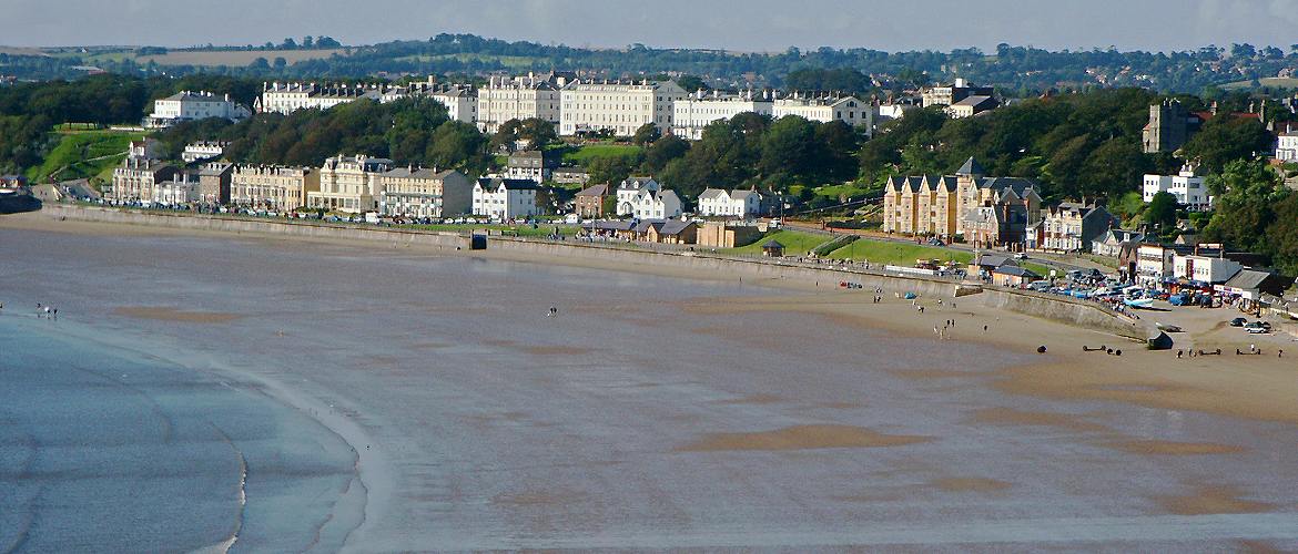 Filey beach at low water