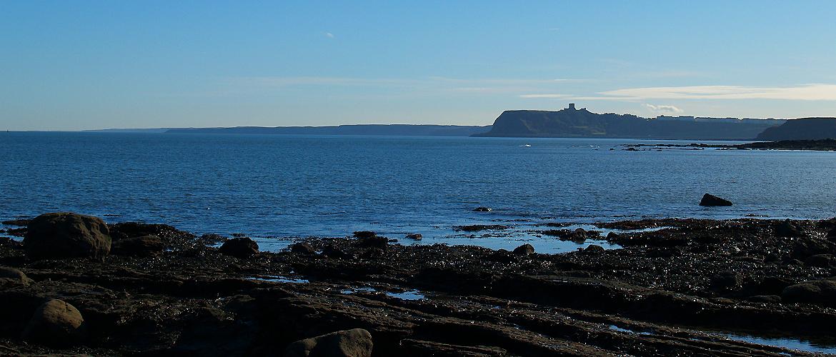 Scarborough castle from the north