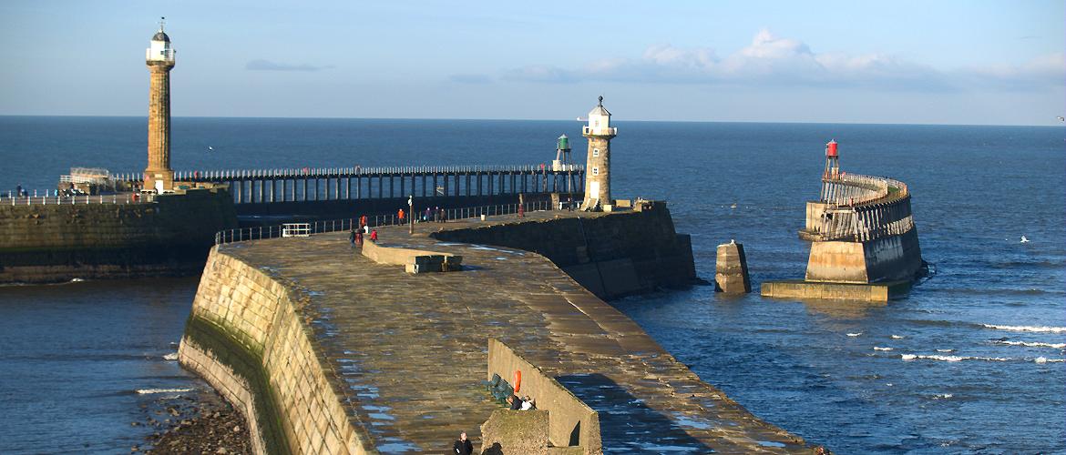 Whitby harbour entrance